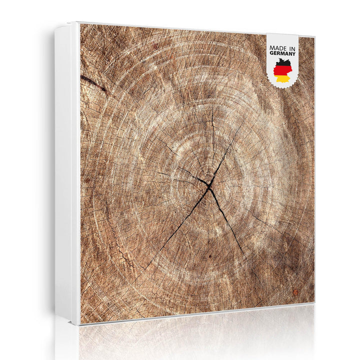 banjado Grosser Schlüsselkasten Glas - Schlüsselbox 30x30cm mit 50 Haken - Schlüsselkasten modern fü