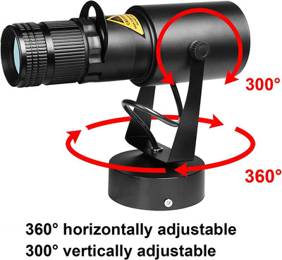 TSSS 15W Weiss LED Pin Spot Verstellbar Irisblende Drehbar Spot Light Scheinwerfer Par-Licht Werbung