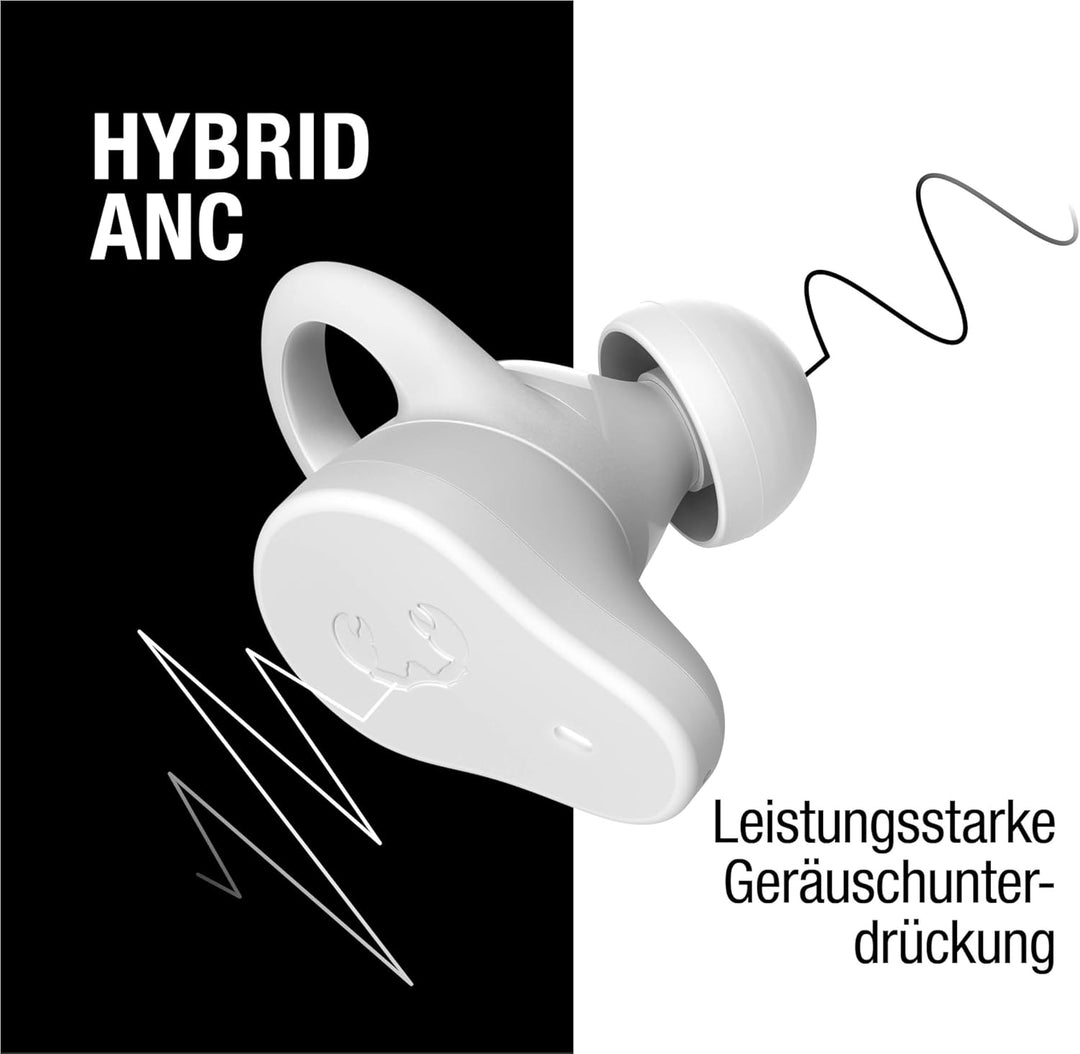 Fresh 'n Rebel Twins Rush, Bluetooth Kopfhörer Sport In-Ear mit Hybrid aktiver Noise Cancelling, Amb