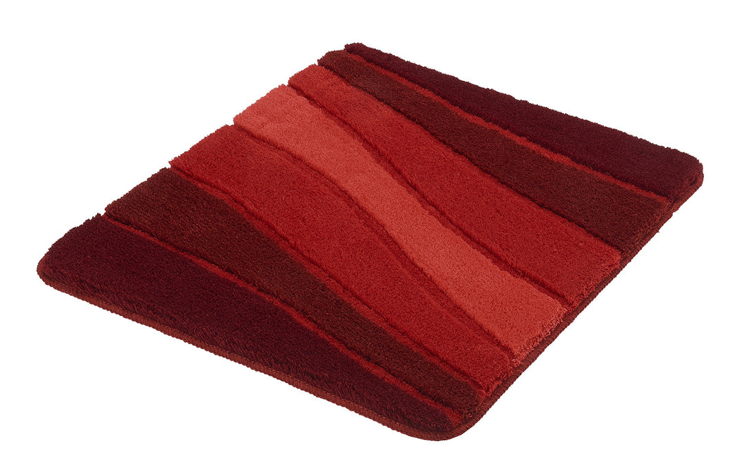 Meusch Badteppich Ocean rot 55 x 65 cm 55 x 65 cm Granat, 55 x 65 cm Granat