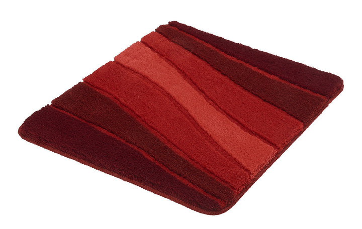 Meusch Badteppich Ocean rot 55 x 65 cm 55 x 65 cm Granat, 55 x 65 cm Granat