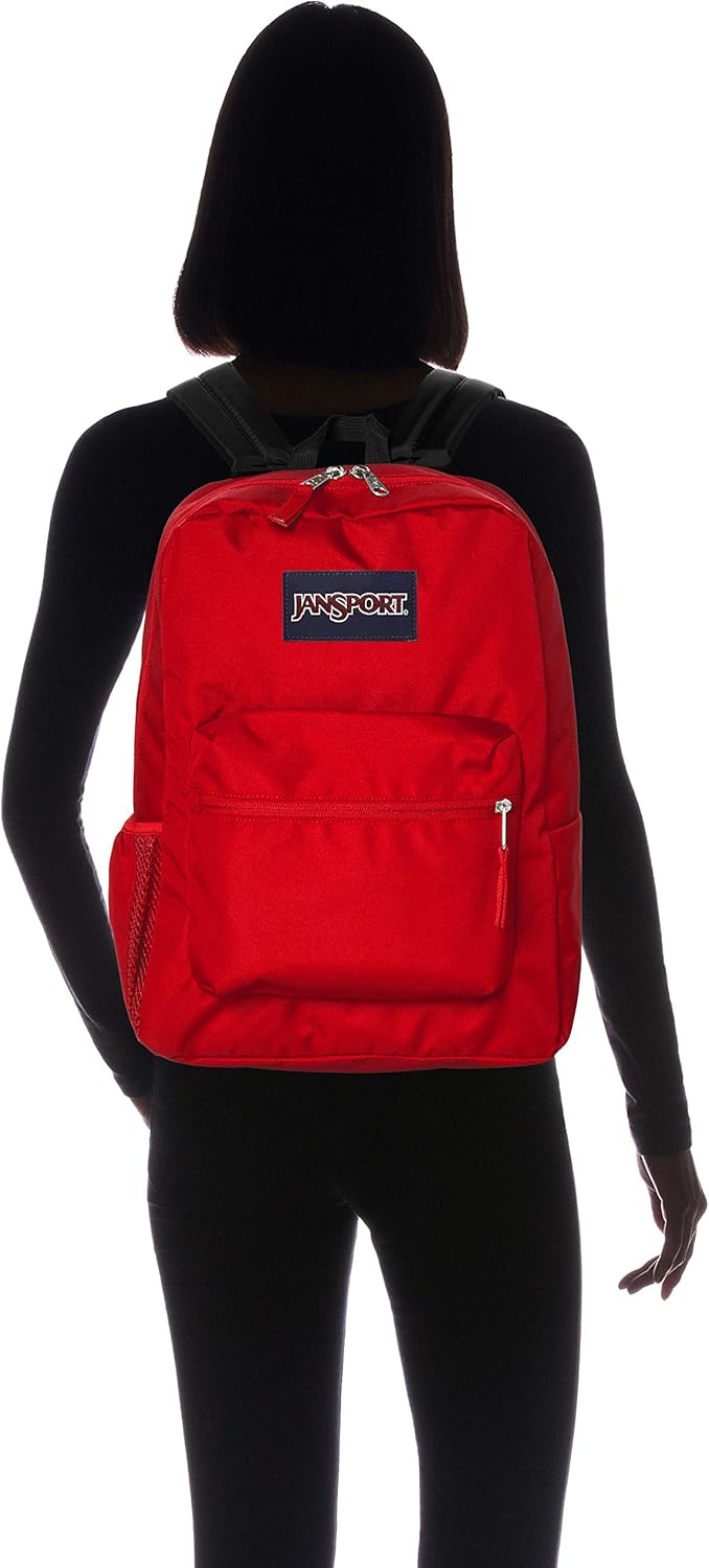 JANSPORT Rucksack Superbreak Big Student M-L Rot/Ausflug, Einfarbig (Getaway Solids), M-L Rot/Ausflu
