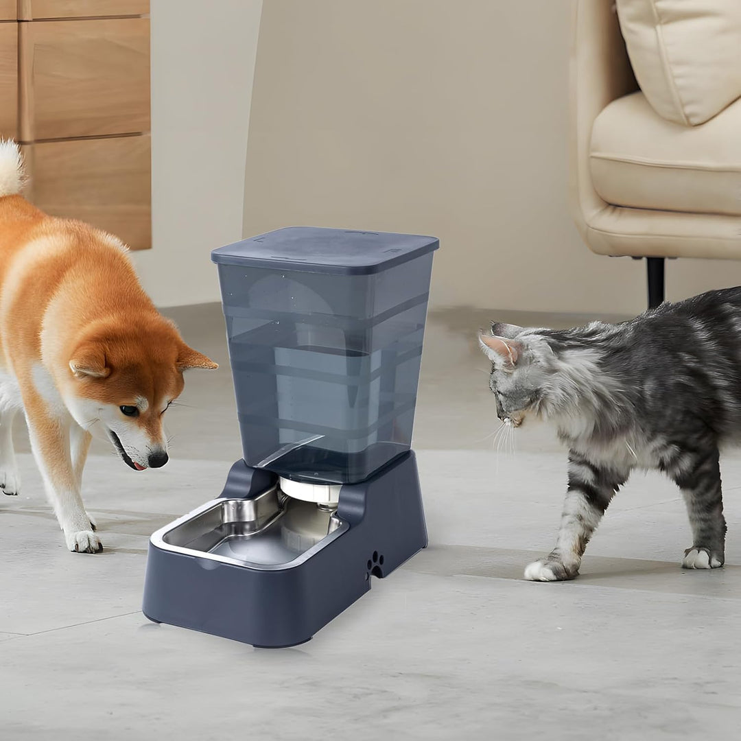 5L Automatischer Hundefutterspender und Hundewasserspender Katzenfutterspender und Katzenwasserspend