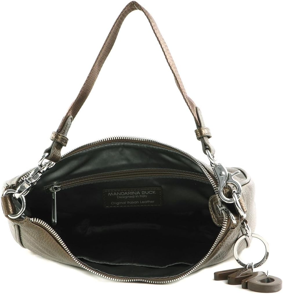 Mandarina Duck Damen Mellow Lux Schultertasche Bronzo, Bronzo