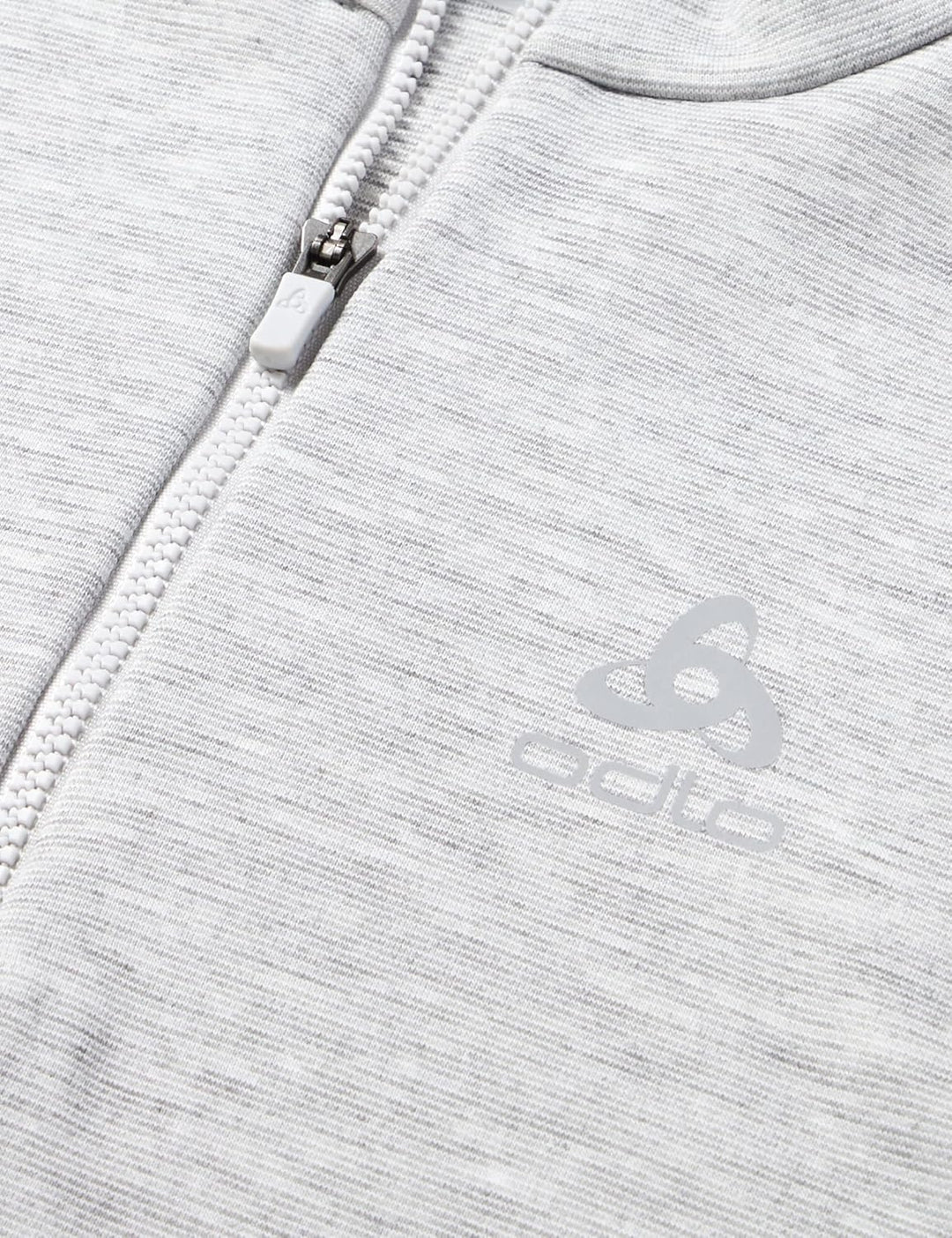 Odlo Kids Langarm Shirt mit halben Reissverschluss Berra 104 Grey Melange, 104 Grey Melange