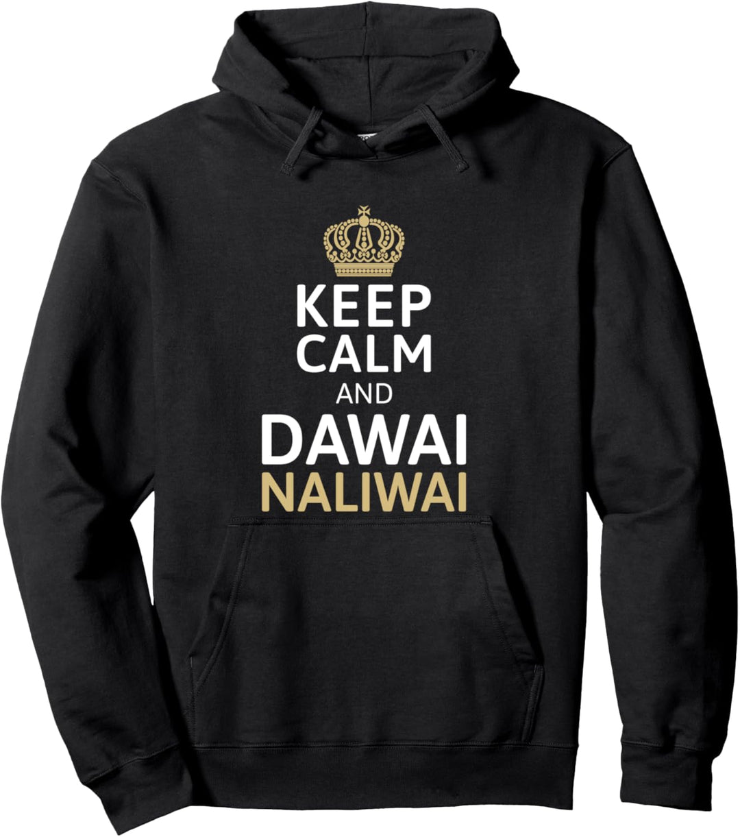 Keep Calm Dawai Naliwai Vodka Party Spruch Russland Russia Pullover Hoodie