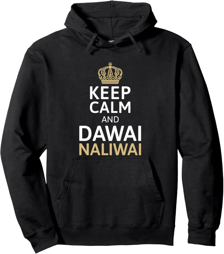 Keep Calm Dawai Naliwai Vodka Party Spruch Russland Russia Pullover Hoodie