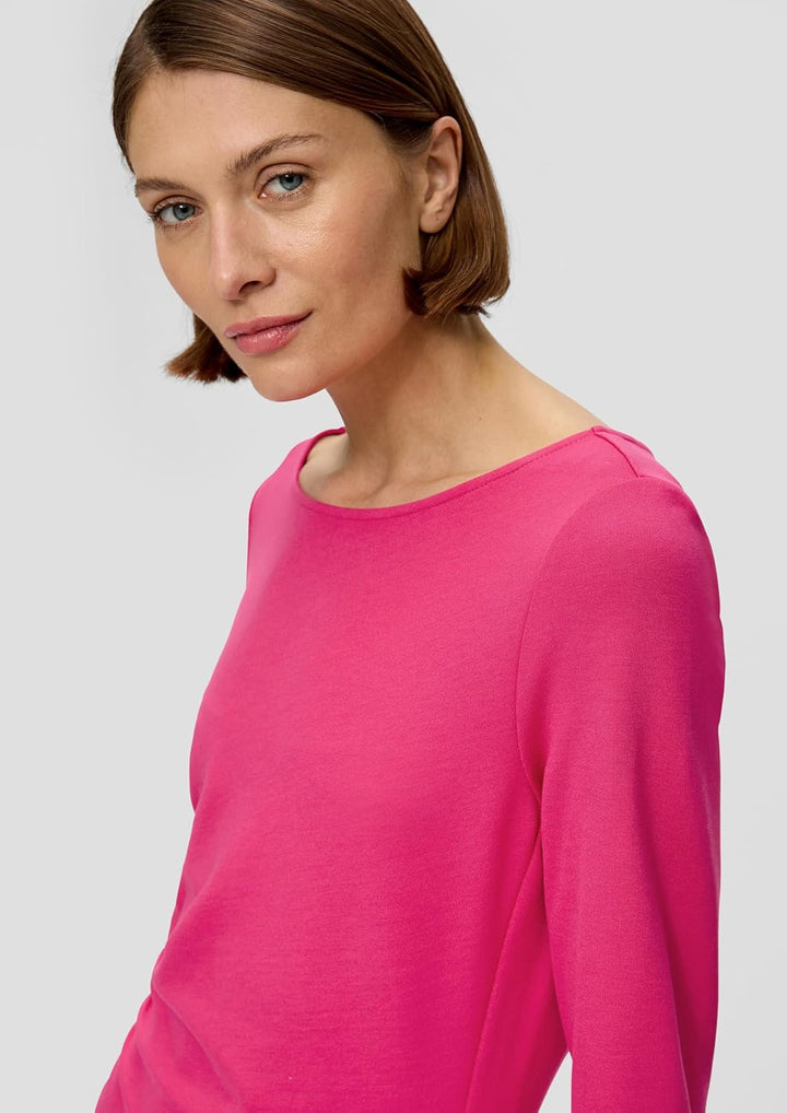 s.Oliver BLACK LABEL Jerseykleid aus Viskosemix 34 Rosa, 34 Rosa