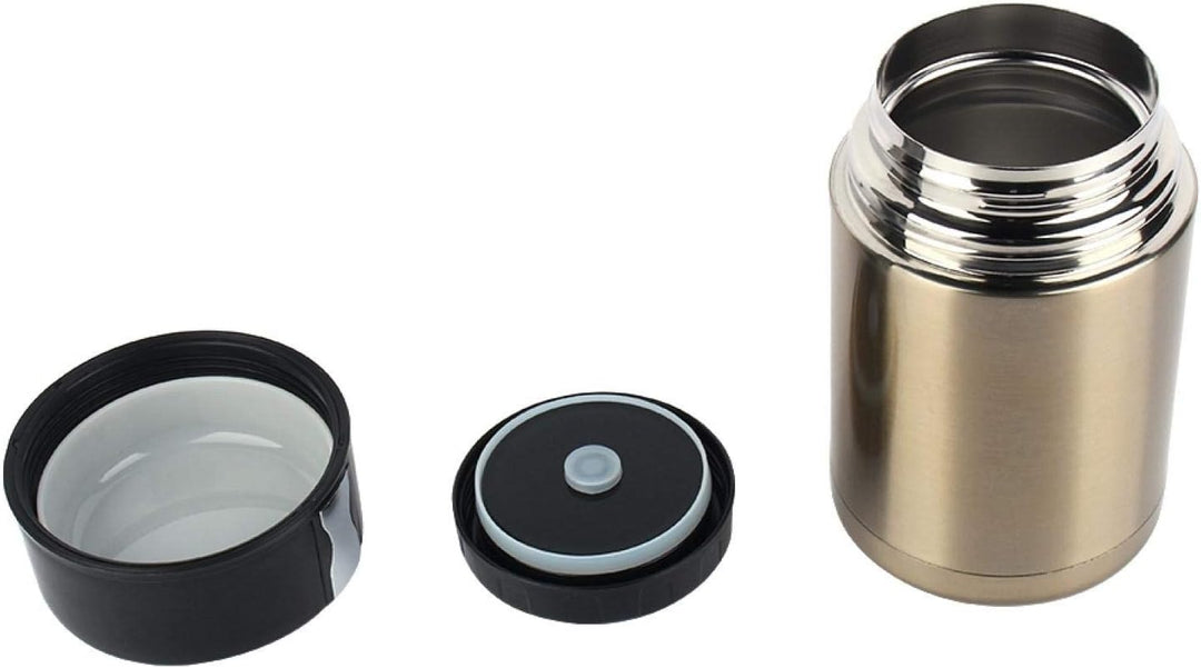Thermobecher Essen to go, Thermobehälter für Essen 1 liter, Thermo Lunchbox aus Edelstahl, Thermos E