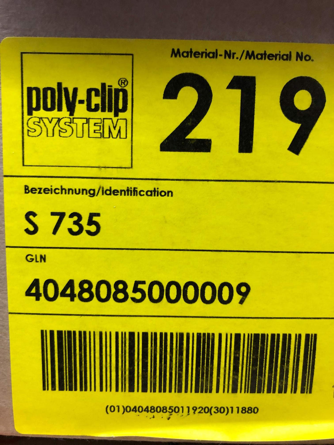 Poly Clips S 735 (2970 Stück/Karton)