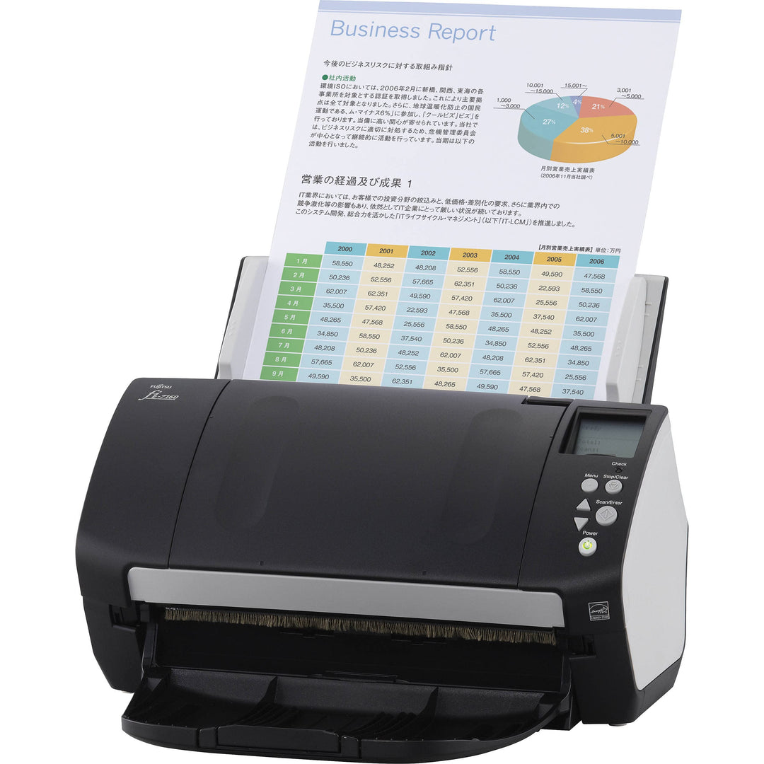 FUJITSU FI-7160 Dokumentenscanner, Duplex, 21,6 x 35,6 cm, 600 dpi x 600 dpi, bis zu 60 ppm (Mono),
