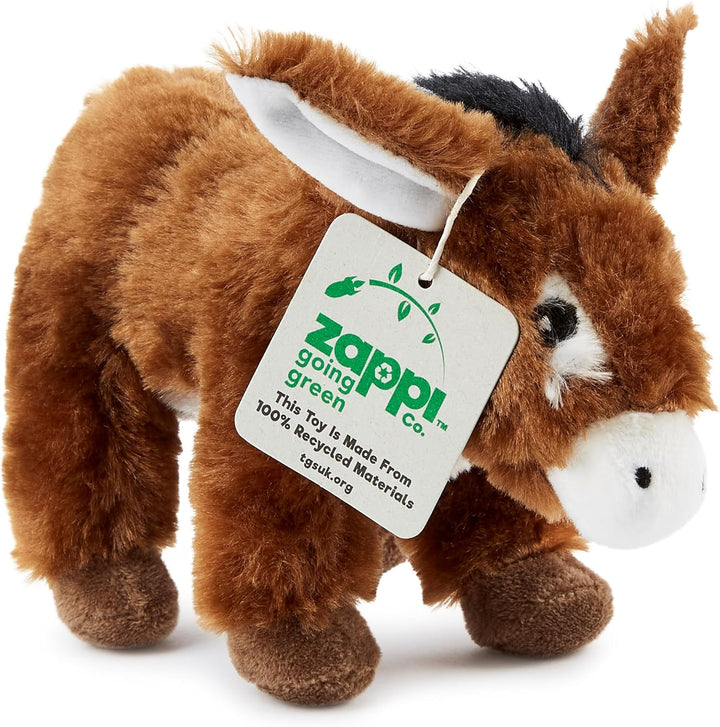 Zappi Co x3 Dreierpack Bauernhof-Spielzeugset für Kinder aus kuschelig weichem Plüsch, realistisch u