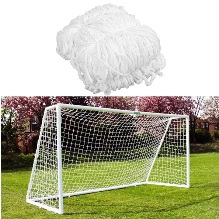 Fussball Tornetz, 3 m x 2 m Fussballnetz Polypropylen Fussballtor Netz Ersatznetz für Fussballtraini