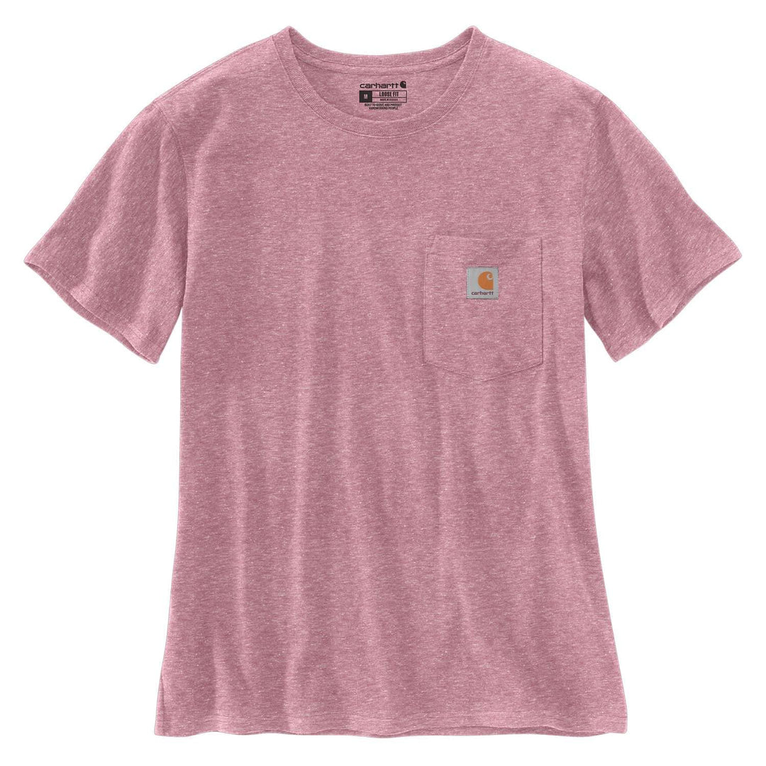 Carhartt Damen Arbeits-T-Shirt XS Foxglove Snow Heather, XS Foxglove Snow Heather