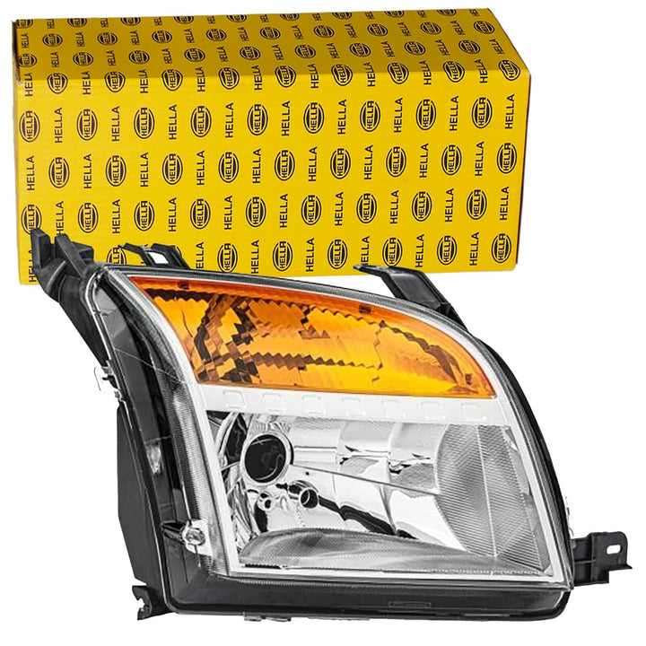 HELLA 1LD 247 026-281 Halogen-Hauptscheinwerfer - rechts - für u.a. Ford Fusion (Ju_) Rechts (Beifah