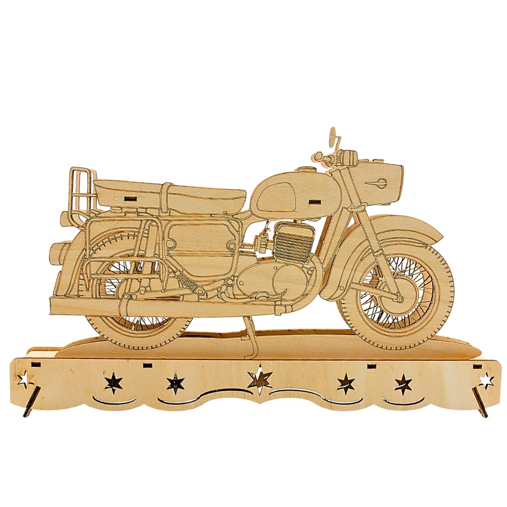 Ostalgie Moped Schwippbogen, DDR - Motorrad Schwibbogen, Lichterbogen Ostalgie, Schwibbogen DDR-Fahr