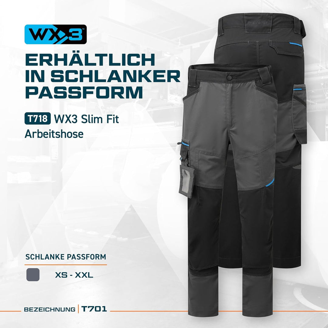 WX3 Service-Hose Normale Hosenlänge 34 Persian Blue, Cargo M - FR(44) - UK(34) Bleu