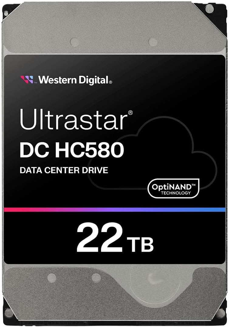 WD DC HC580 22 TB 512MB SATA 512E SE NP3 Festplatte Serial ATA GB 512 MB