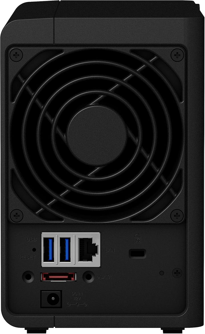 Synology DS218+ 24TB 2 Bay NAS Lösung | Eingerichtet mit 2 x 12TB Seagate IrownWolf Fährt, 24TB