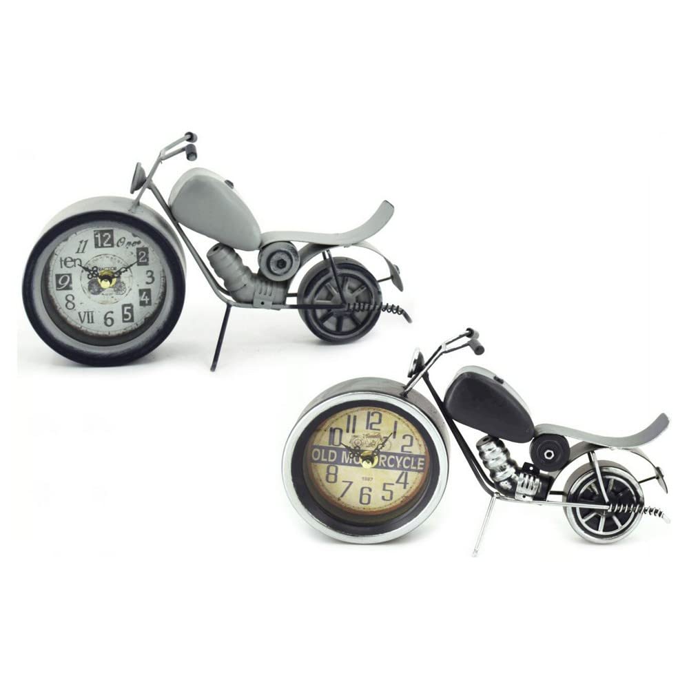 DKD Home Decor Tischuhr, Schwarz/Weiss, Estándar