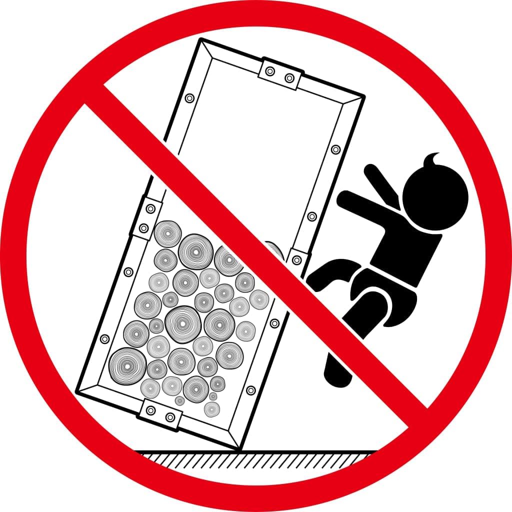 vidaXL Brennholzregal mit Boden Kaminholzständer Regal Kaminholzregal Kaminholzablage Feuerholzregal