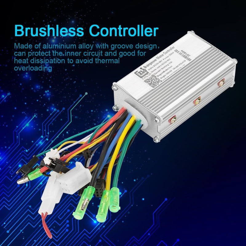 Brushless Controller 36V / 48V 350W Aluminiumlegierung E-Bike Brushless Motor Controller für Elektro