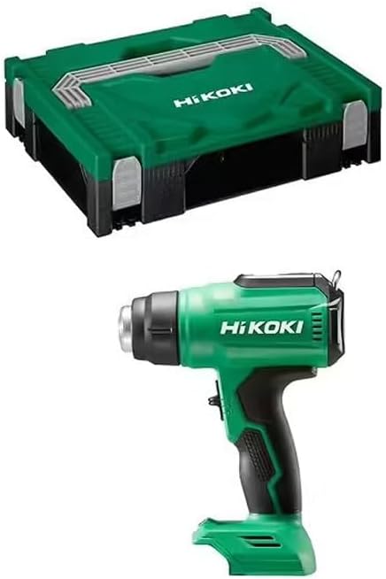 HIKOKI RH18DAW2Z Heissluftgebläse, 18 V, 30 bis 550 °C (nur Produkt) im Koffer