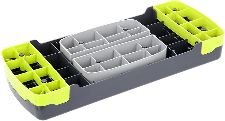HMS Steppbrett Crossfit Fitness Stepper 3-Stufen Stepper Step-Bench - Grün-grau - AS002 - Länge 67 c