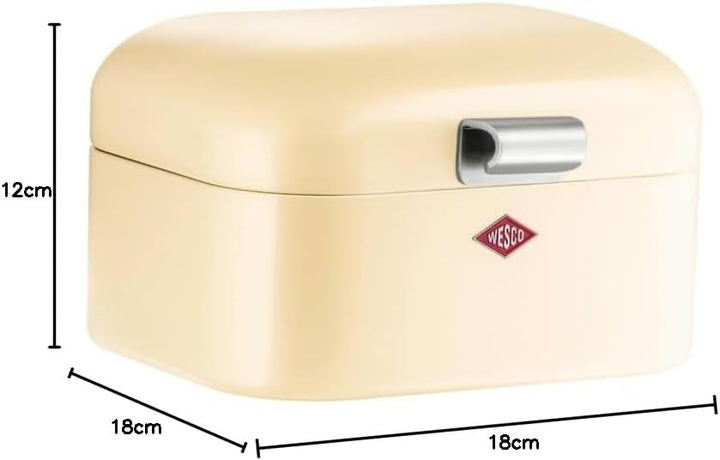 Wesco 326292 235 001 Mini Grandy Brotkasten 17 x 18 x 12cm (L/B/H) Mandel, Mandel