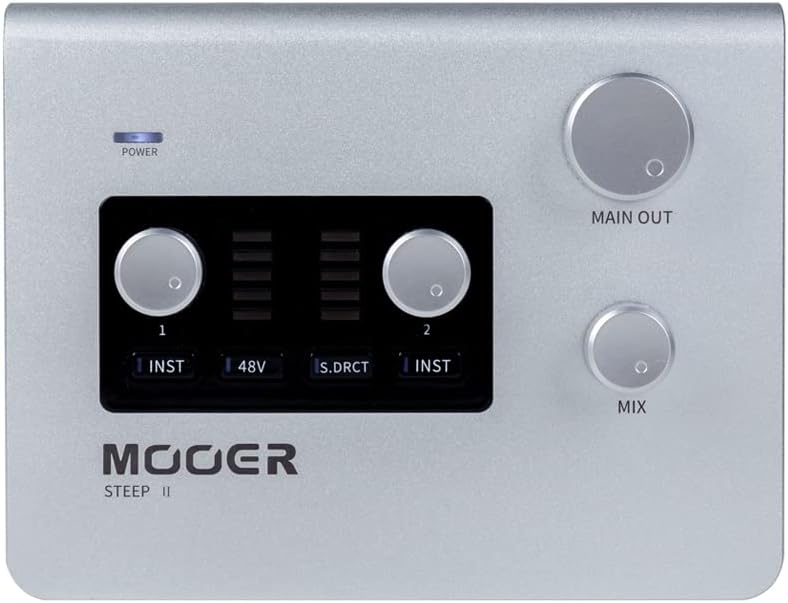 Mooer STEEP II, Multi-Platform Audio Interface (Silver)