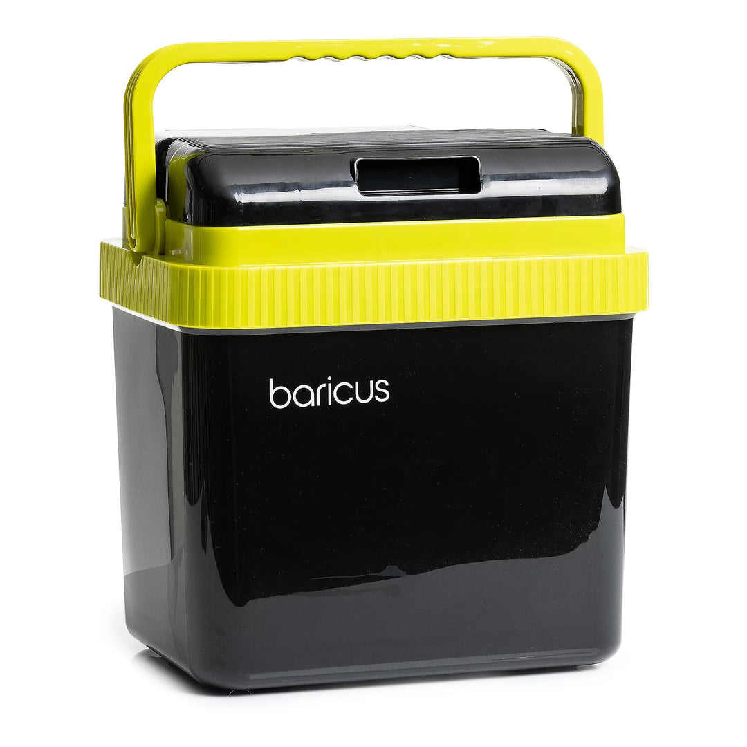 Baricus Akku-Kühl-/Wärmebox 24l – Dual Power 18V/12V – tragbare Thermoelektrische Box für Auto, Camp