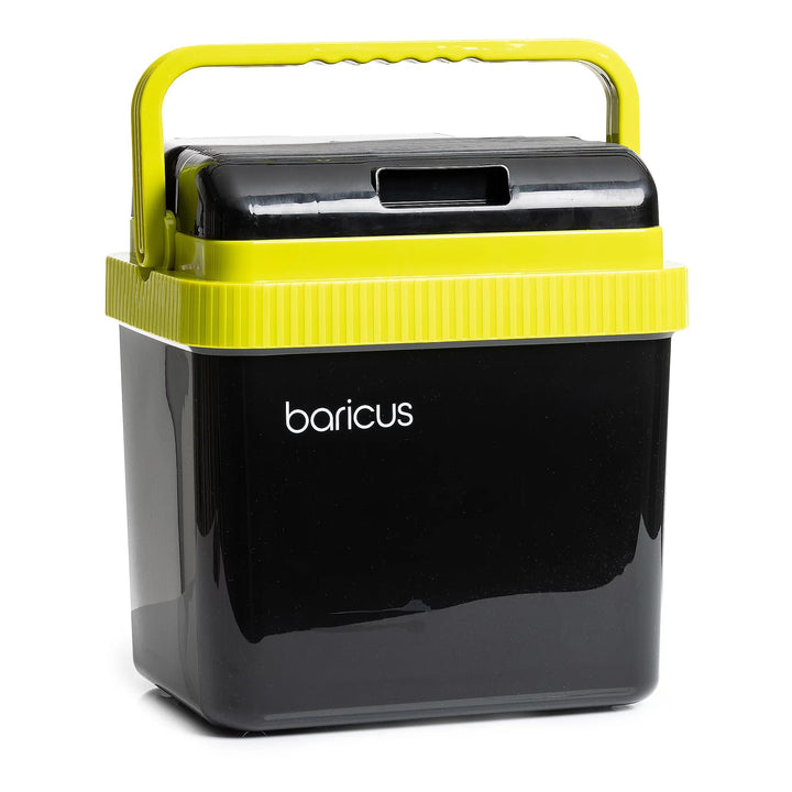 Baricus Akku-Kühl-/Wärmebox 24l – Dual Power 18V/12V – tragbare Thermoelektrische Box für Auto, Camp