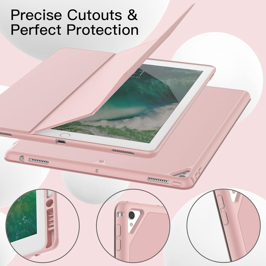JETech Hülle für iPad Pro 12,9 Zoll (Modell 2015/2017, 1./2. Generation) mit Stifthalter, Dünne Tabl