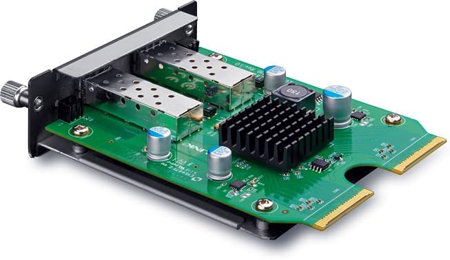 TP-LINK TX432 JetStream 10 Gigabit 2-Port SFP + Module, Erweiterungs-Modul für T3700G-28TQ, 2 x 10G