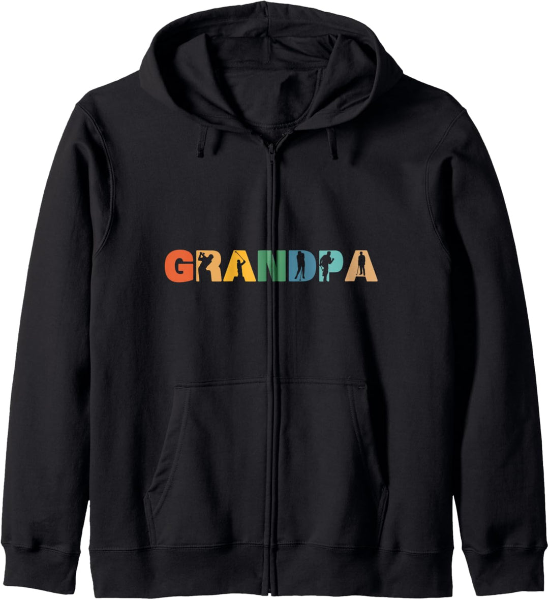 Retro Golf Opa, Geschenke für Männer im Ruhestand Kapuzenjacke
