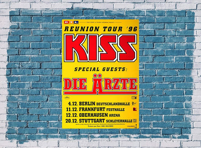 KISS - Reunion, Tour 1996 » Konzertplakat/Premium Poster | Live Konzert Veranstaltung | DIN A1 «