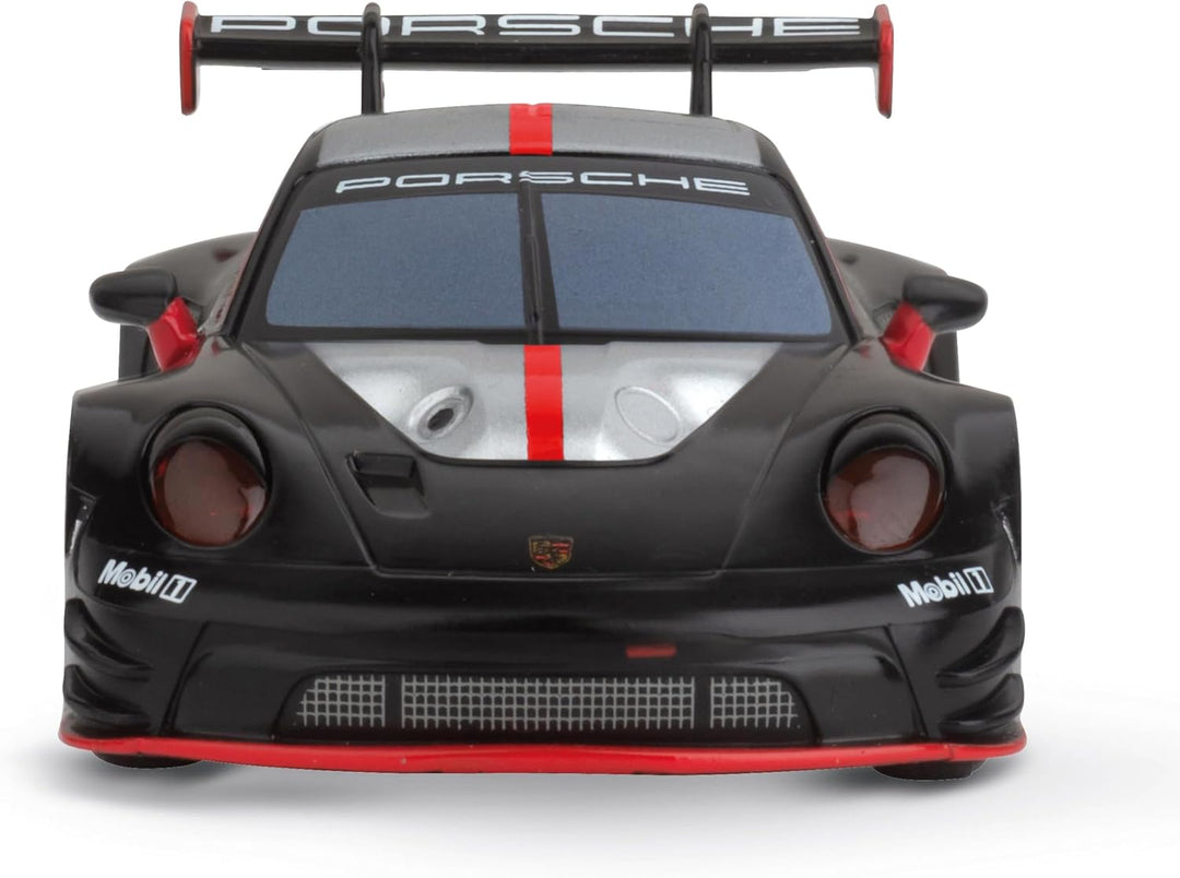 Carrera Hybrid, Porsche 911 GT3 R Black Devil, Massstab 1:50, Front- und Rücklichter, Bis zu 30 Minu