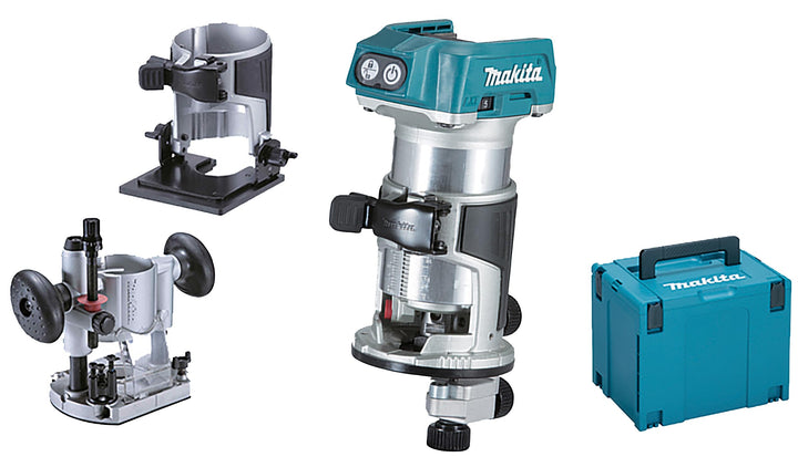 Makita DRT50ZJX2 Multifunktionsfräse 18V (ohne Akku, ohne Ladegerät) Single Basic, Single Basic