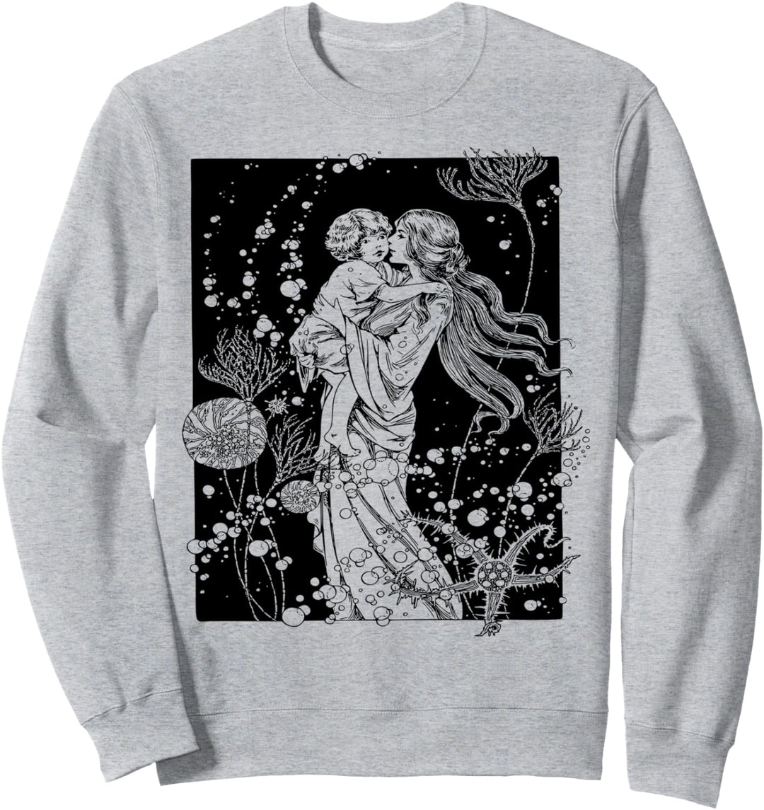 Jugendstil Mutter und Baby Sweatshirt