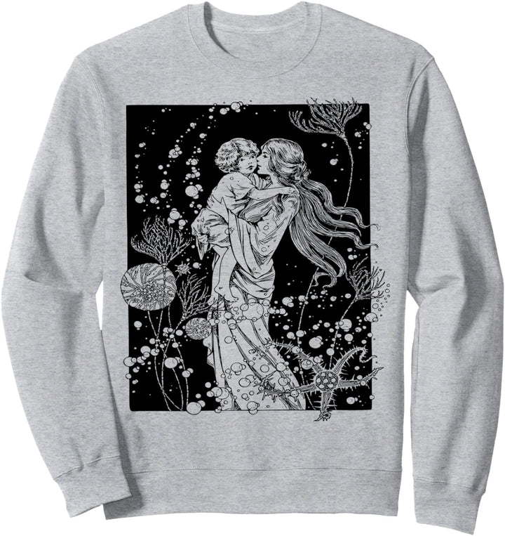 Jugendstil Mutter und Baby Sweatshirt