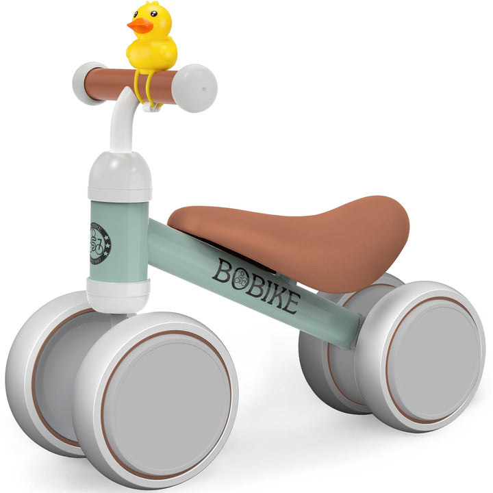 MHCYLION Kinder Laufrad ab 1 Jahr Balance Lauflernrad Spielzeug mit 4 Räder für 10-24 Monate Baby, E