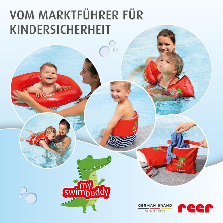 reer myswimbuddy Schwimmgürtel | Schwimmhilfe für Kinder und Kleinkinder | Individuell anpassbar | S
