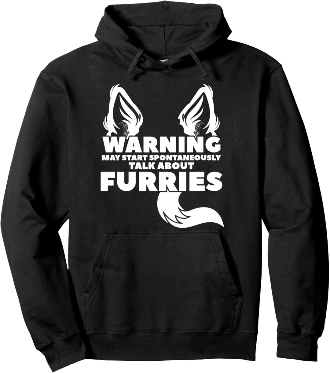 sprechen beginnen spontan kann über Furries Furry Pullover Hoodie