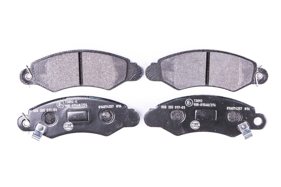 HELLA PAGID 8DB 355 017-011 Bremsbelagsatz - T3092 - Dicke/Stärke: 15mm - Bremssystem: Bosch - mit a