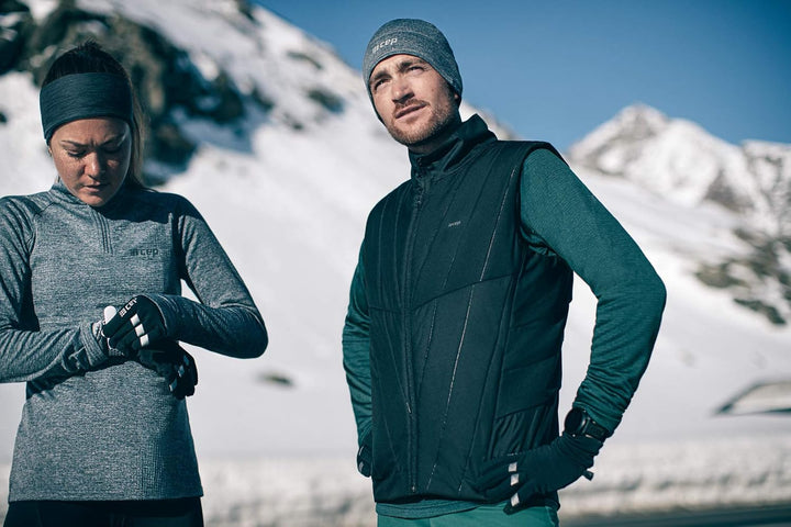 CEP - Winter Beanie - Atmungsaktive Laufmütze für Damen und Herren | rutschfeste, ultraleichte Beani