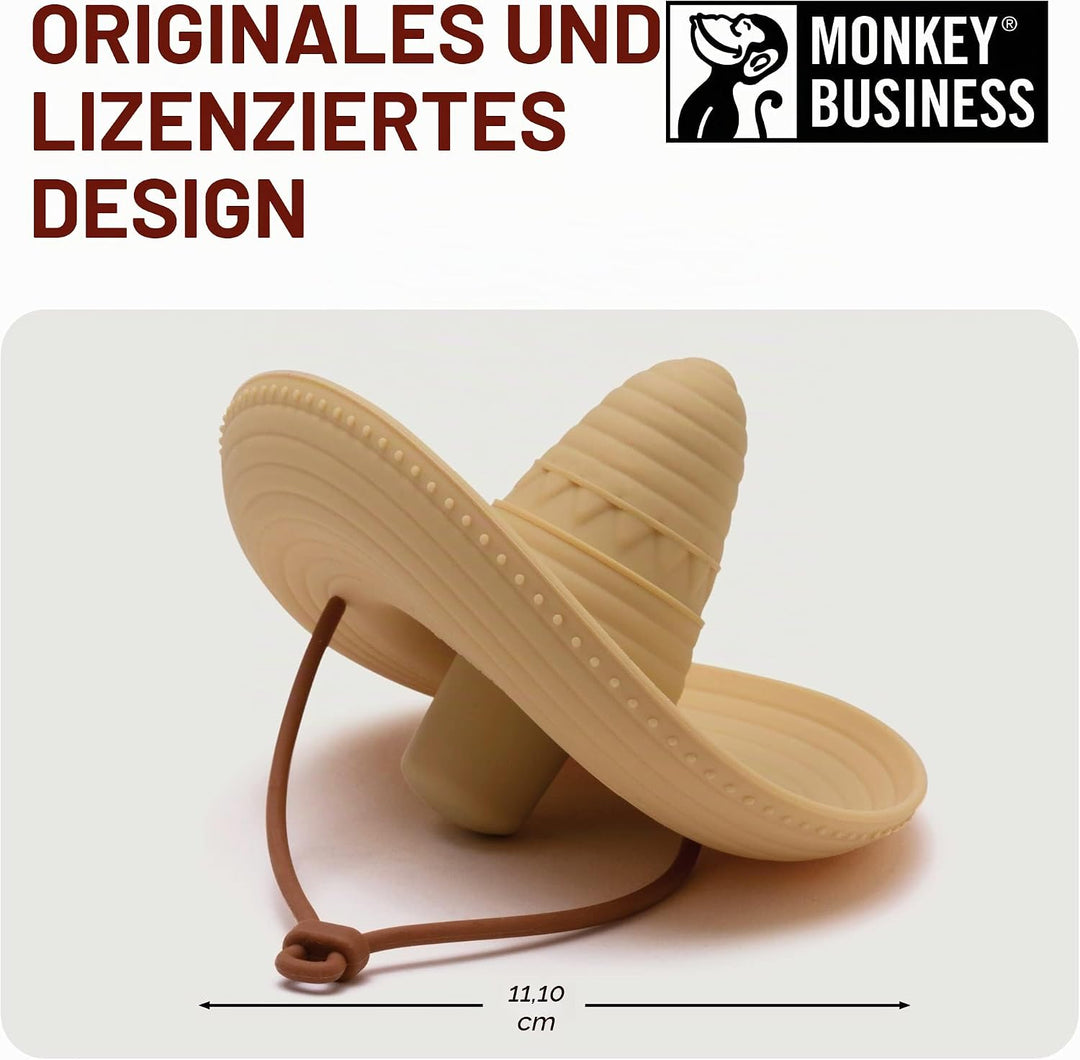 Elcorko Silikon-Weinstopfen mit Sombrero-Design, hält Wein frisch, 3 Stück Elcorko - Pack Of 3, Elco
