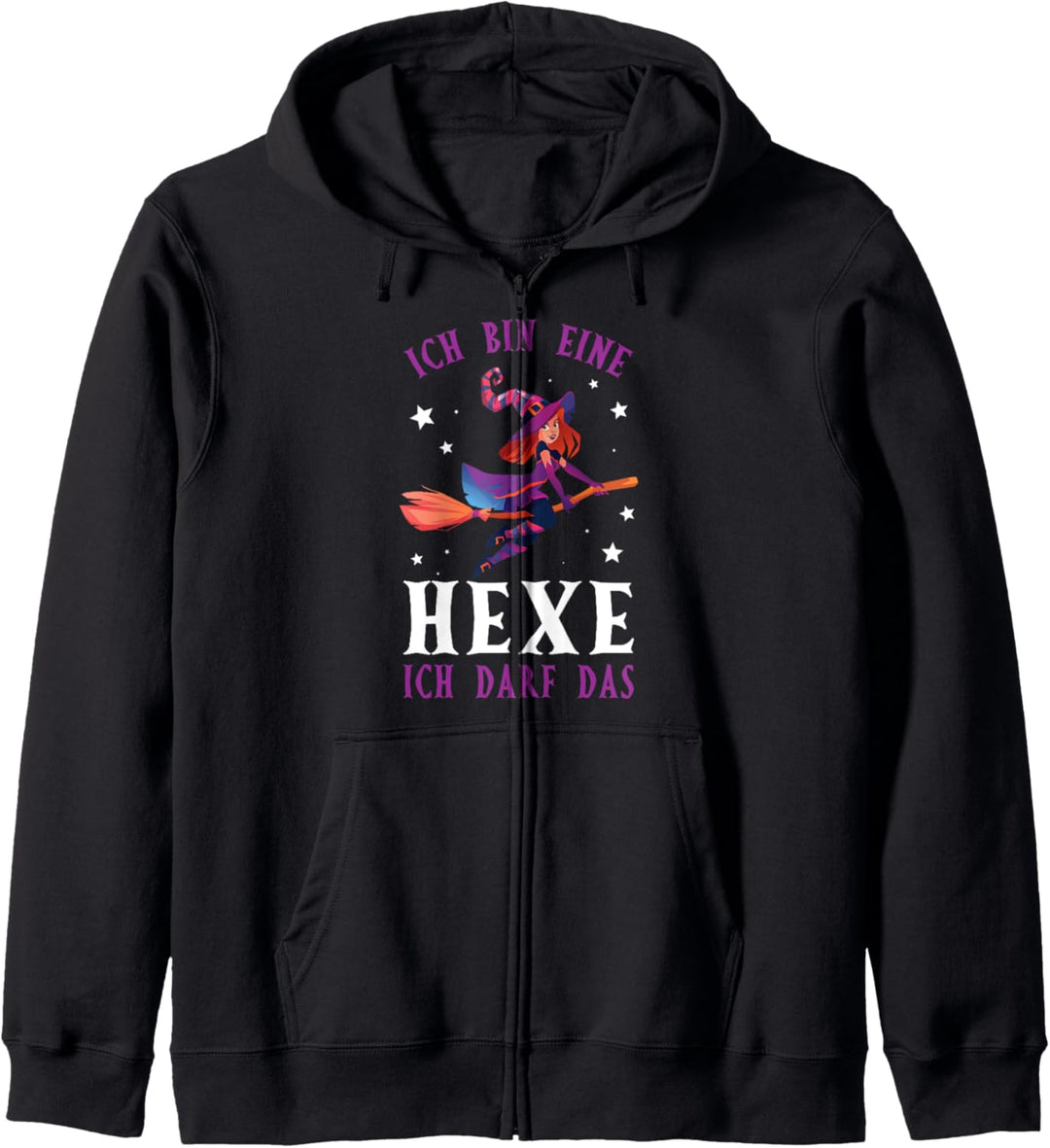 Ich Bin Eine Hexe Ich Darf Das Hexerei Magie Hexen Spruch Kapuzenjacke