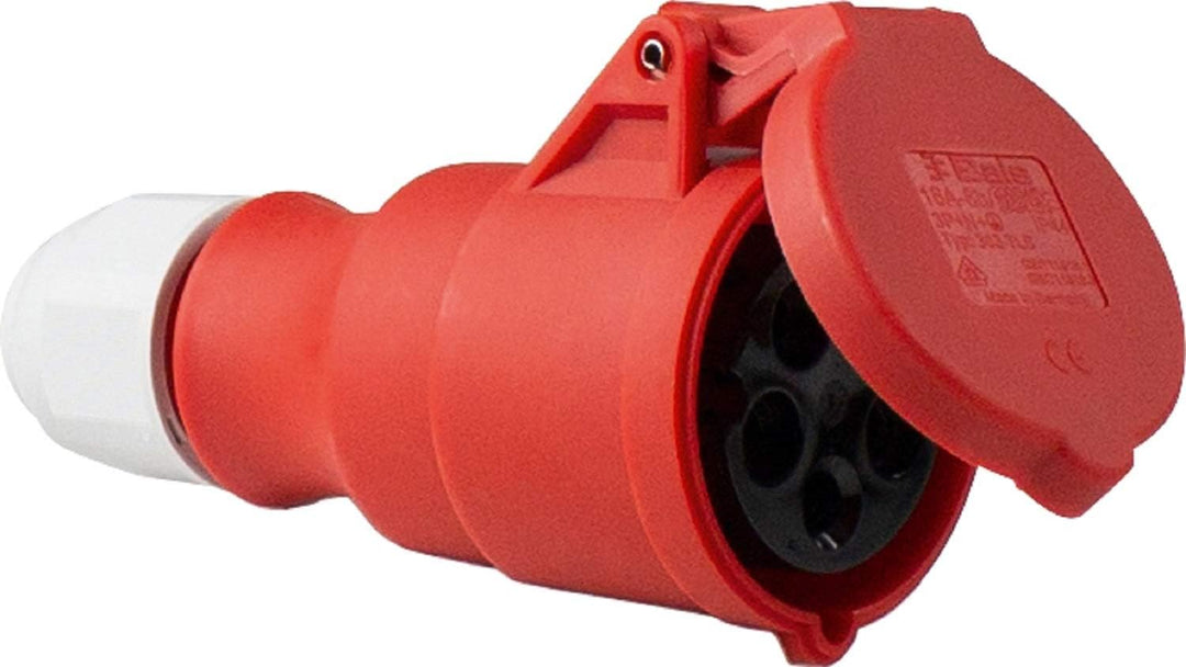 as - Schwabe Starkstormverlängerung – 400 V / 32 A CEE-Stecker &amp; CEE-Kupplung – 10 m Verlängerungsle