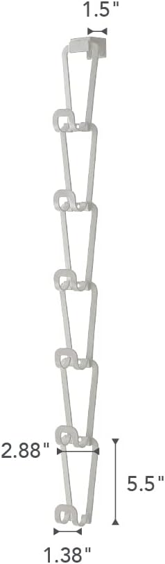 Joint bag holder S - Chain - white Weiss, Weiss