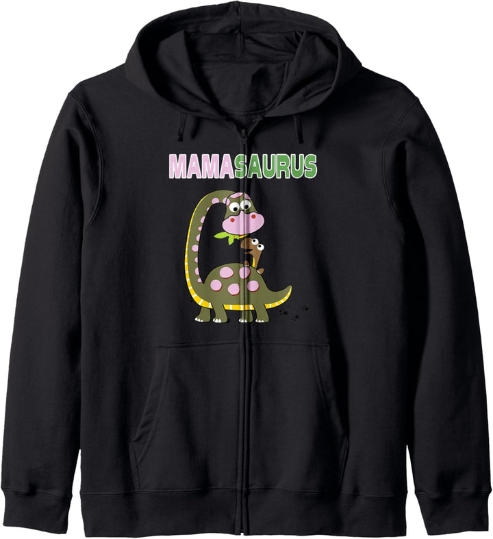Mamasaurus Mom and Little Dinosaur Kapuzenjacke